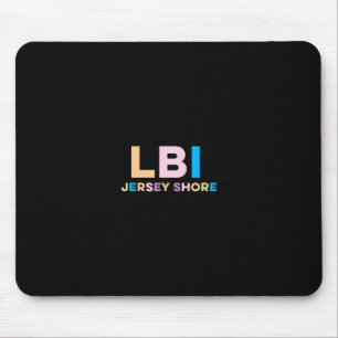 Long Beach Island Nj Colorful Vacation  Mouse Pad
