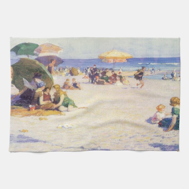 Long Beach (New York State)  Kitchen Towel (Horizontal)