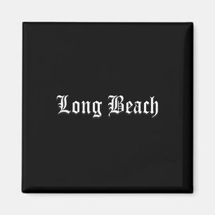 Long Beach Old English Vintage Rap Hip Hop Music S Magnet