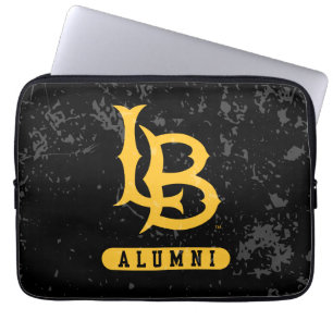 Long Beach State Alumni Distressed Laptop Sleeve