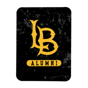 Long Beach State Alumni Distressed Magnet