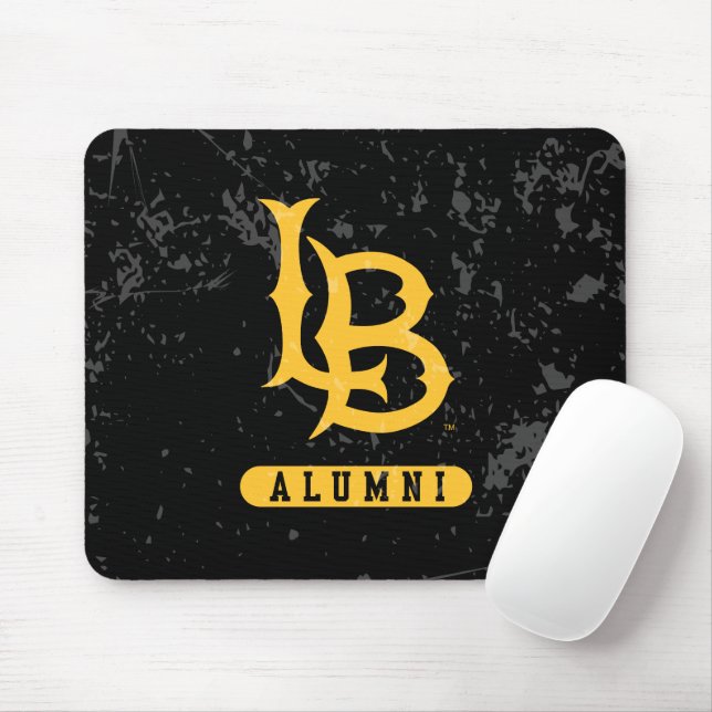 Long Beach State Alumni Distressed Mouse Pad (With Mouse)