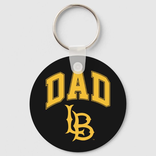 Long Beach State Dad Keychain (Front)