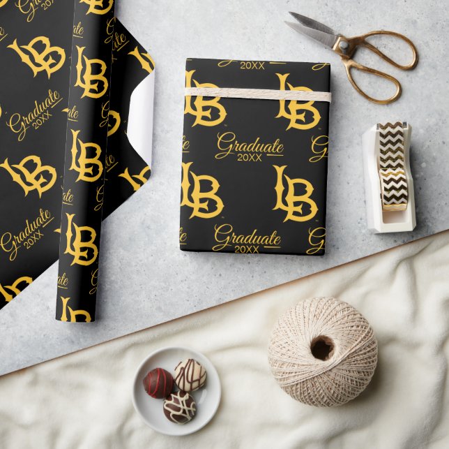 Long Beach State Logo Graduation Wrapping Paper (Crafts)