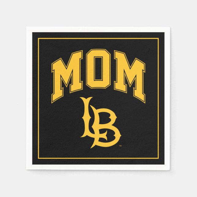 Long Beach State Mom Napkin (Front)