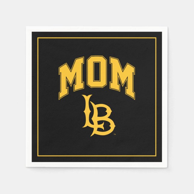 Long Beach State Mom Napkin (Front)