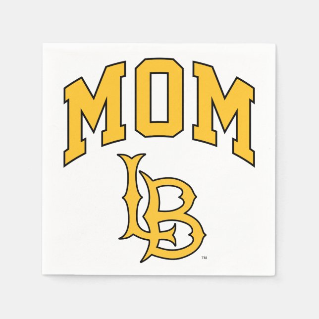 Long Beach State Mom Napkin (Front)