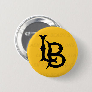 Long Beach State Watermark 2 Inch Round Button