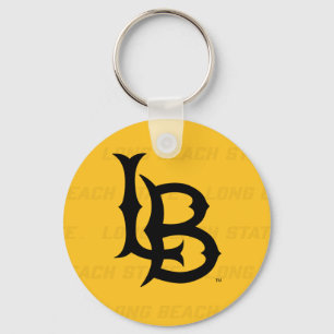Long Beach State Watermark Keychain