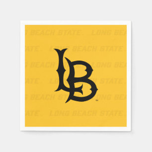 Long Beach State Watermark Napkin