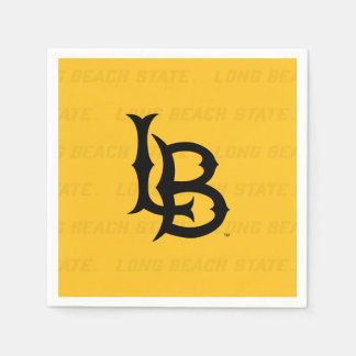 Long Beach State Watermark Napkin