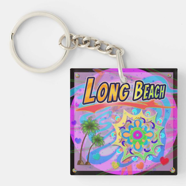 Long Beach True Progress Keychain (Front)