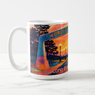 Long Beach Washington Sunset Arch Scenic Coffee Mug