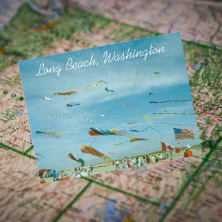 Long Beach, Washington Travel Photo Postcard