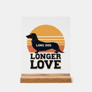 Long Chien Amour Plus Long Vintage Dachshund Couch