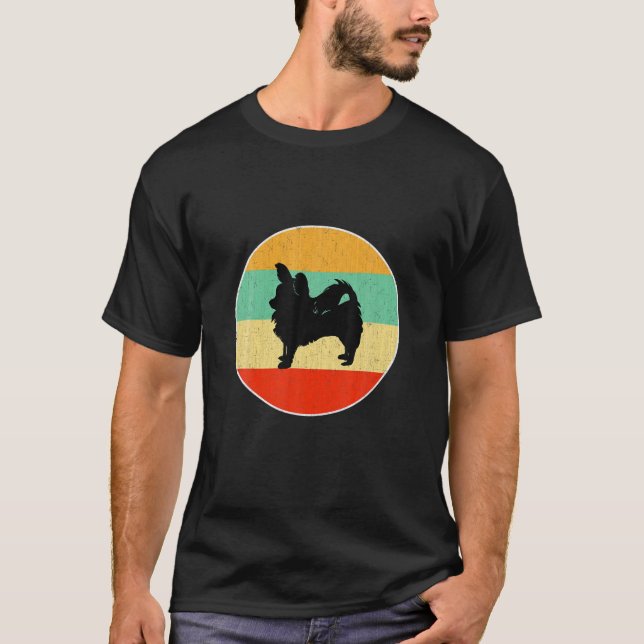 Long Coat Chihuahua Dog Mom Dad Love-R Gift T-Shirt (Front)