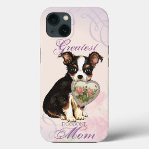 Long Coat Chihuahua Heart Mom iPhone 13 Case