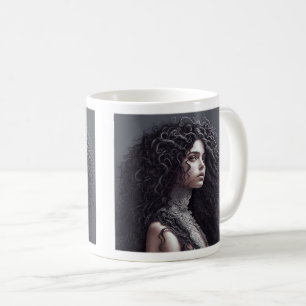 Long Curly Hair Classic Mug, 11 oz  Coffee Mug