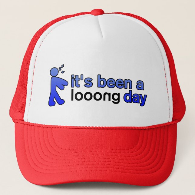 Long Day Official Josh Taylor Blue/Red Ball Cap (Front)