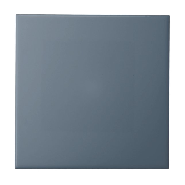 Long Distance Blues Square Kitchen and Bathroom Tile (Front)