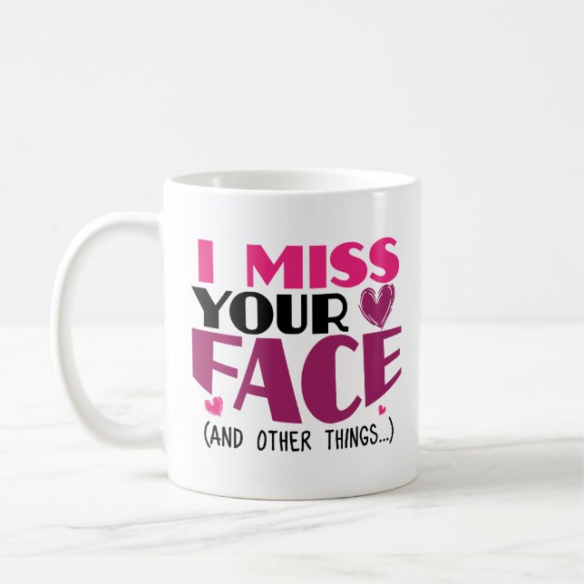 Long Distance Couples Coffee Mug Relationship Gift (Left)