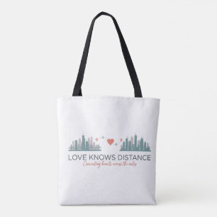 Long Distance Relationship Gift - Love Tote Bag