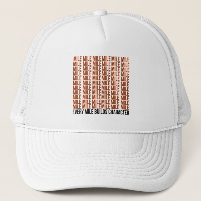 Long Distance Rider Trucker Hat (Front)