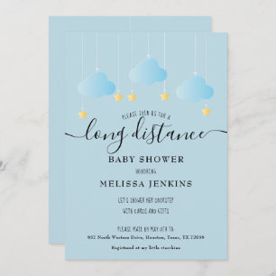 Long Distance Shower / Sprinkle By Mail Invitation