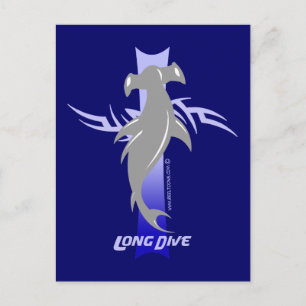 Long Dive: Hammerhead Postcard