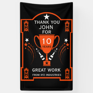 Long Employment Service Recognition Banner