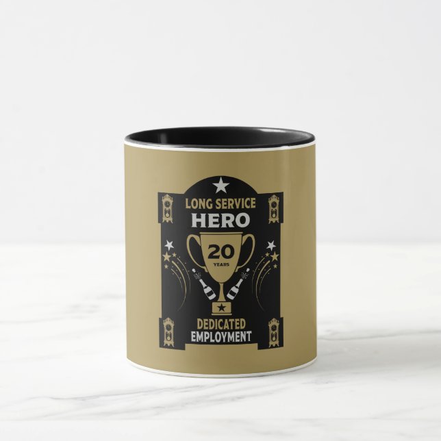 Long Employment Service Recognition Twenty years Mug (Center)