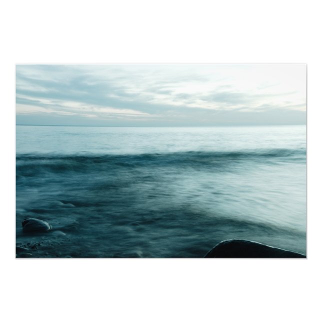 Long exposure sea photo print (Front)
