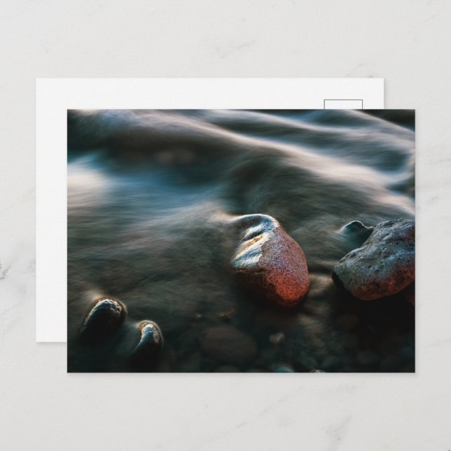 Long exposure sea  postcard (Front/Back)