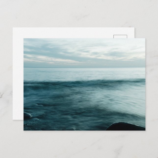 Long exposure sea postcard (Front/Back)
