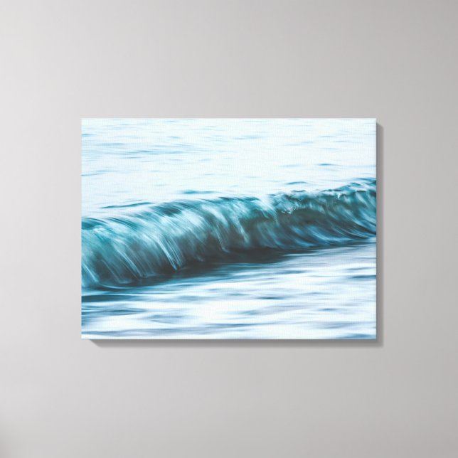 Long exposure waves canvas print (Front)