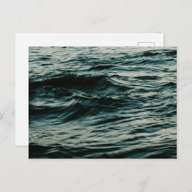 Long exposure waves postcard (Front/Back)