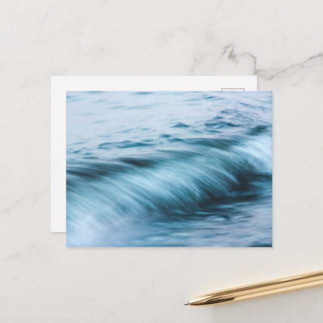Long exposure waves postcard (Front/Back In Situ)