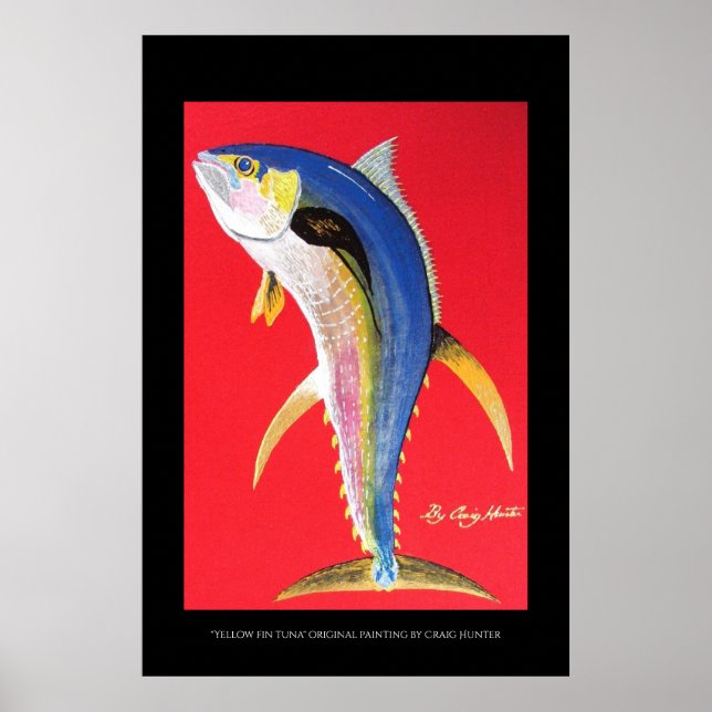 Long fin tuna poster (Front)