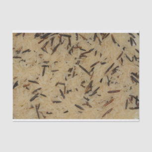 Long grain and wild rice tissue paper