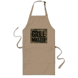 Long Grillez le tablier principal de BBQ avec le