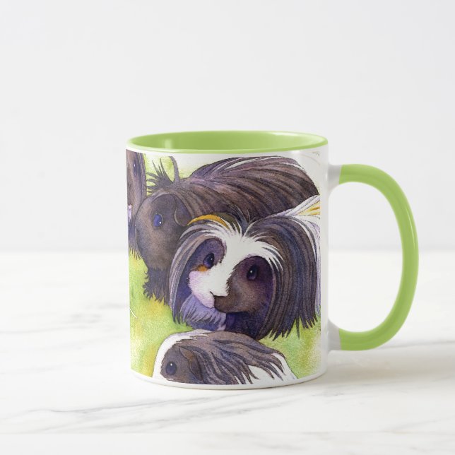 Long Hair Cavies Mug (Right)