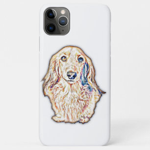 Long Hair Dachshund Gifts Cute Doxie Wiener Dog Lo iPhone 11 Pro Max Case