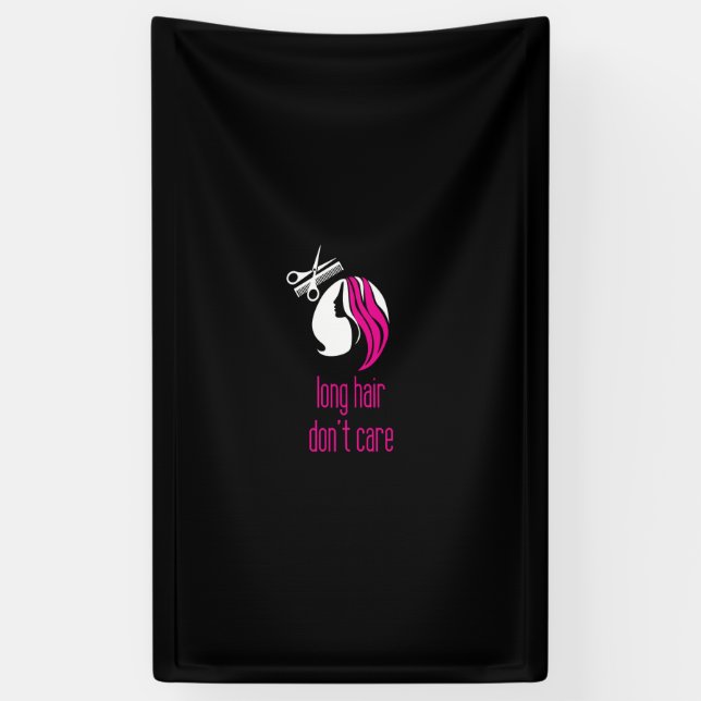 long hair don't care banner (Vertical)