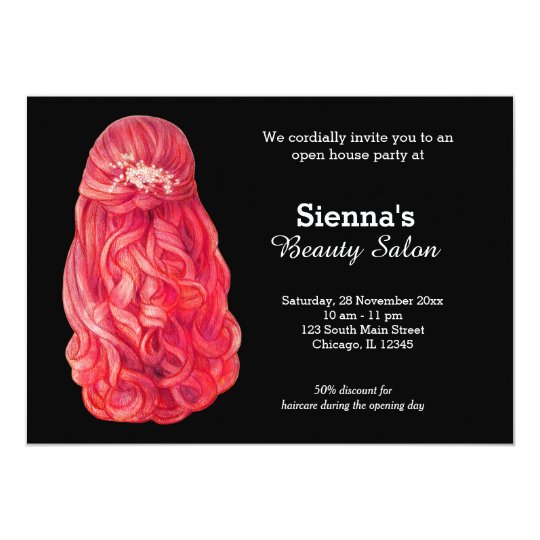Long hair | Hairstylist | Hairdresser | Salon Card