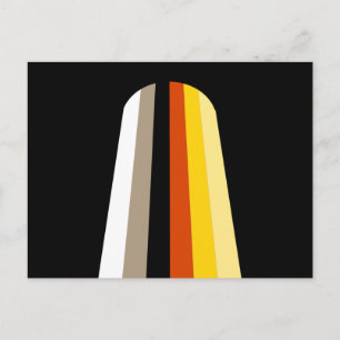 Long Hair Pride Flag Postcard