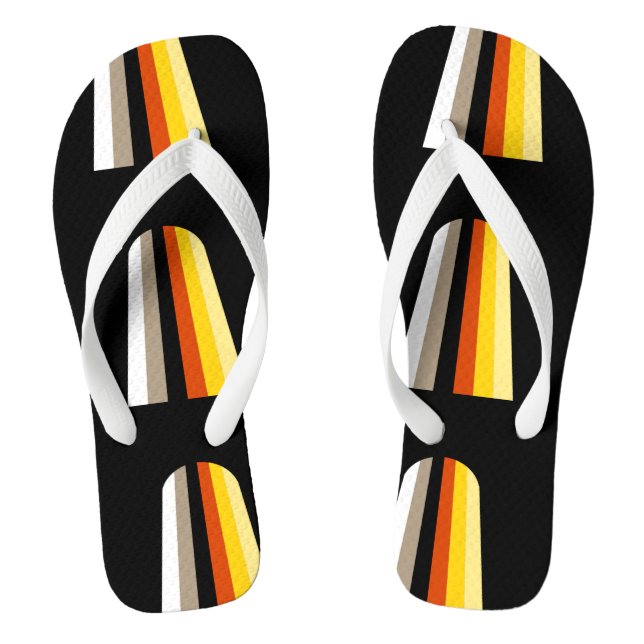 Long Hair Pride Flip Flops (Footbed)