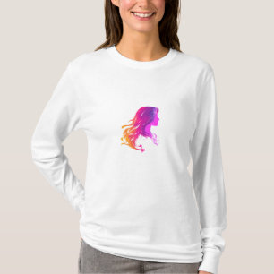 Long Hair Women T-Shirt