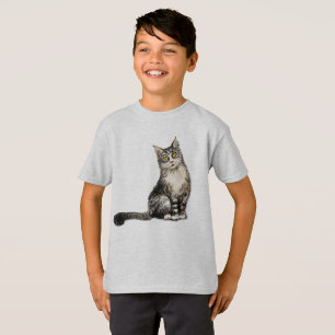 Long haired cat T-Shirt