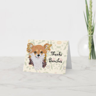 Long haired Chihuahua Custom Notecard