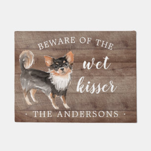 Long Haired Chihuahua Personalized Door Mat